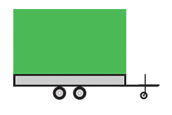 Hochlader HLB 502235 SP18 Tandemanhänger