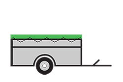 Tieflader TLB 251313 mit Bordwänden
