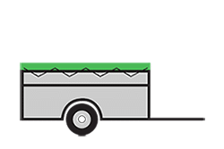 Tieflader TLU 201075 mit Bordwänden